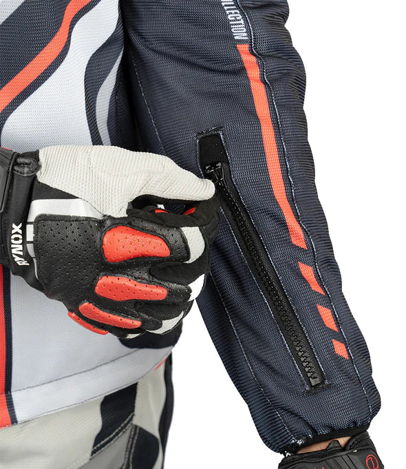 RYNOX DUNE NEO TRAIL OFFROAD JACKET - BLACK RED