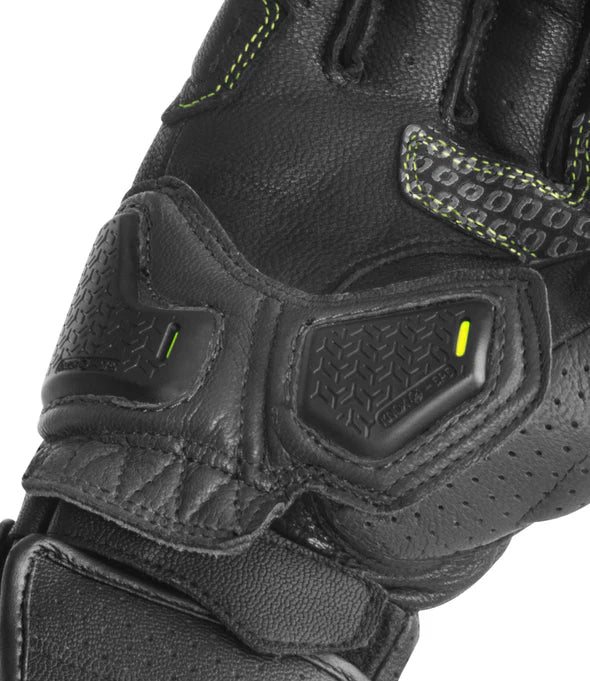 RYNOX STORM EVO 3 GLOVES - HI-VIZ GREEN BLACK