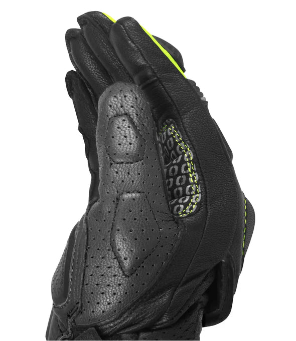RYNOX STORM EVO 3 GLOVES - HI-VIZ GREEN BLACK