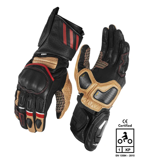 RYNOX STORM EVO 3 GLOVES - SAND BROWN BLACK