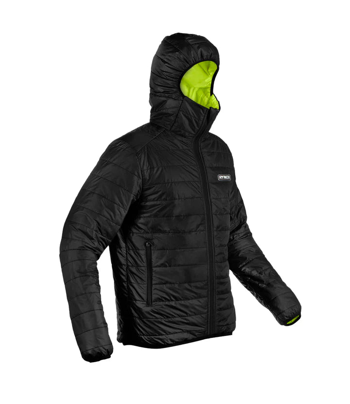 RYNOX SURGE PUFFER WINTER JACKET - BLACK