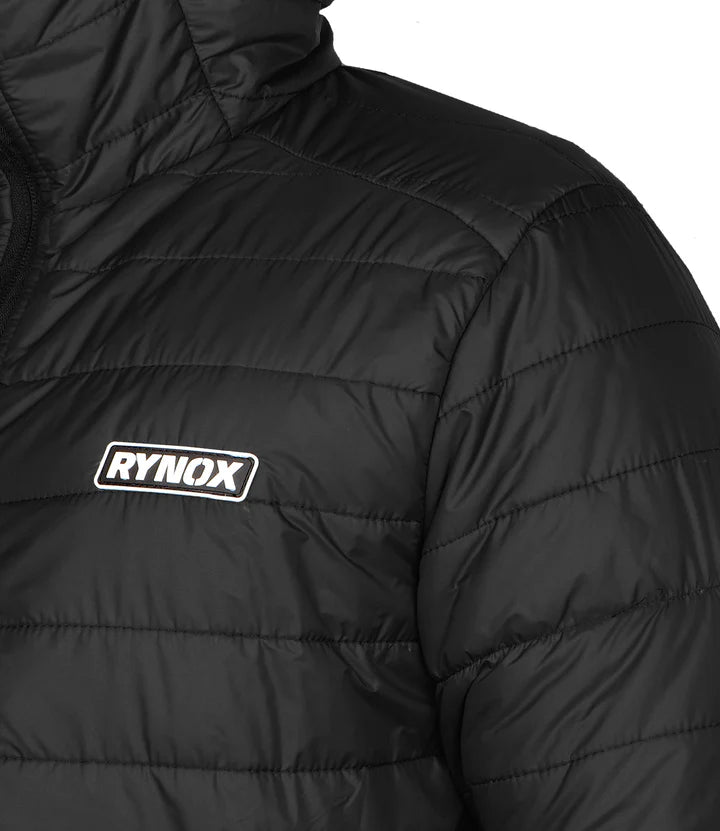RYNOX SURGE PUFFER WINTER JACKET - BLACK