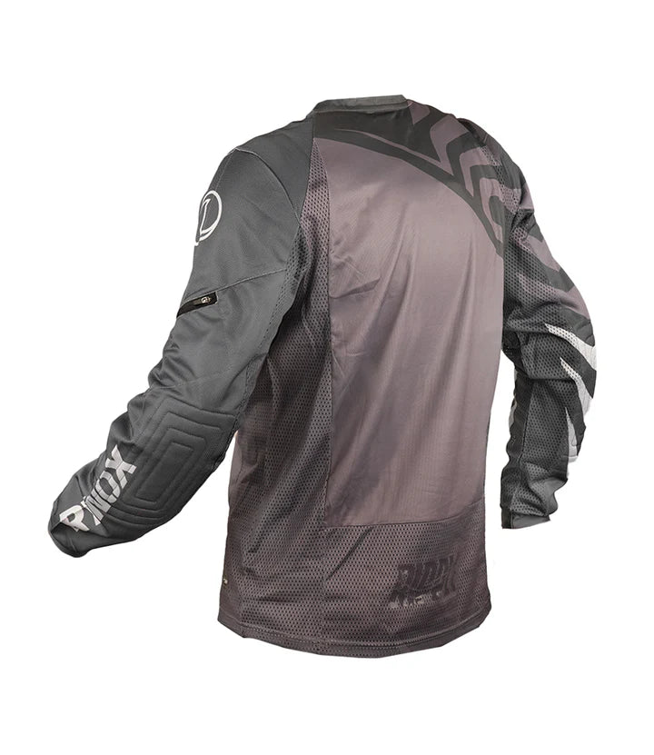 RYNOX RIPPLE PRO OFFROAD JERSEY - X-RAY BLACK