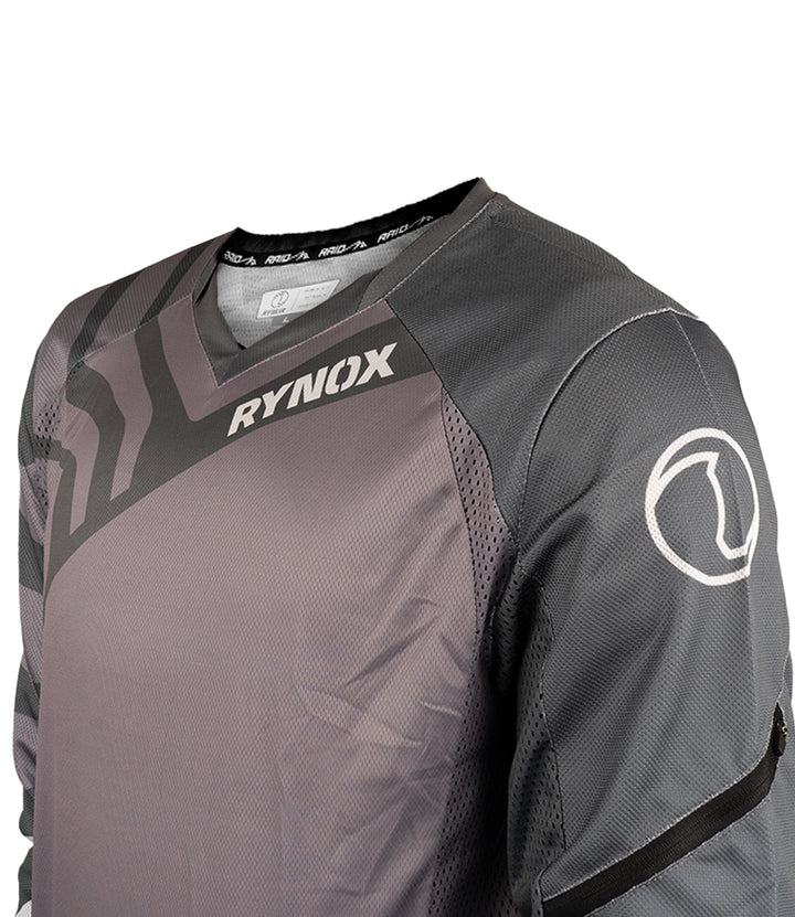RYNOX RIPPLE PRO OFFROAD JERSEY - X-RAY BLACK