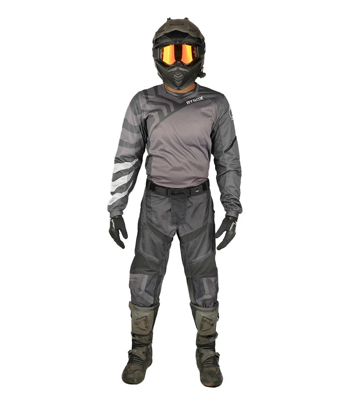 RYNOX RIPPLE PRO OFFROAD JERSEY - X-RAY BLACK