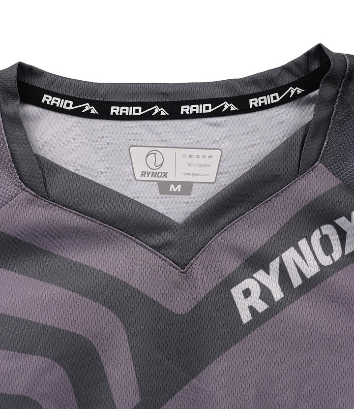 RYNOX RIPPLE PRO OFFROAD JERSEY - X-RAY BLACK