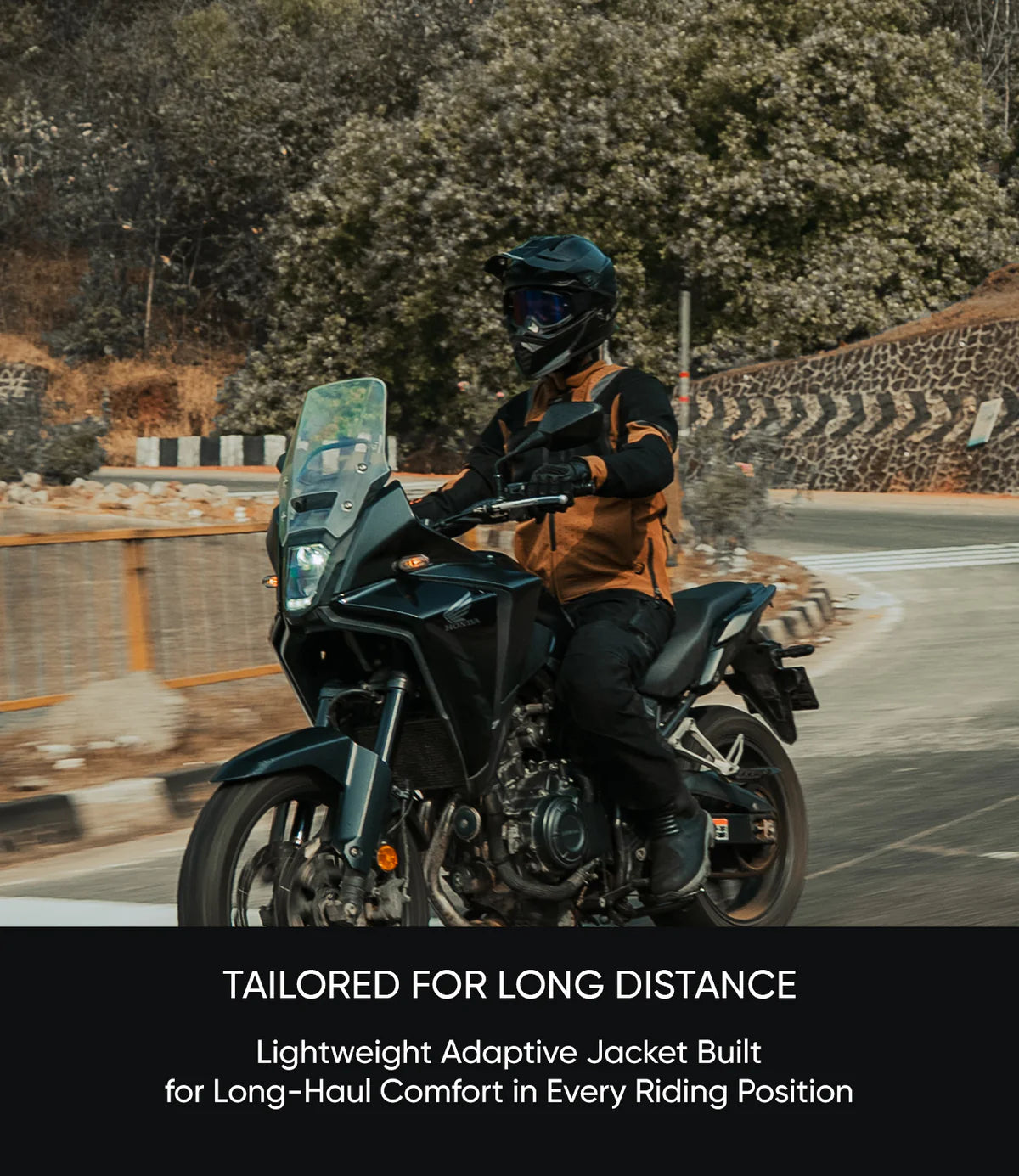 RYNOX OUTLANDER PRO JACKET - BLACK BROWN