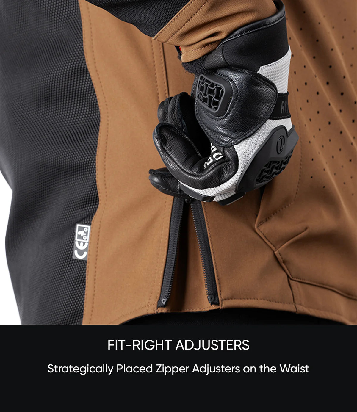 RYNOX OUTLANDER PRO JACKET - BLACK BROWN