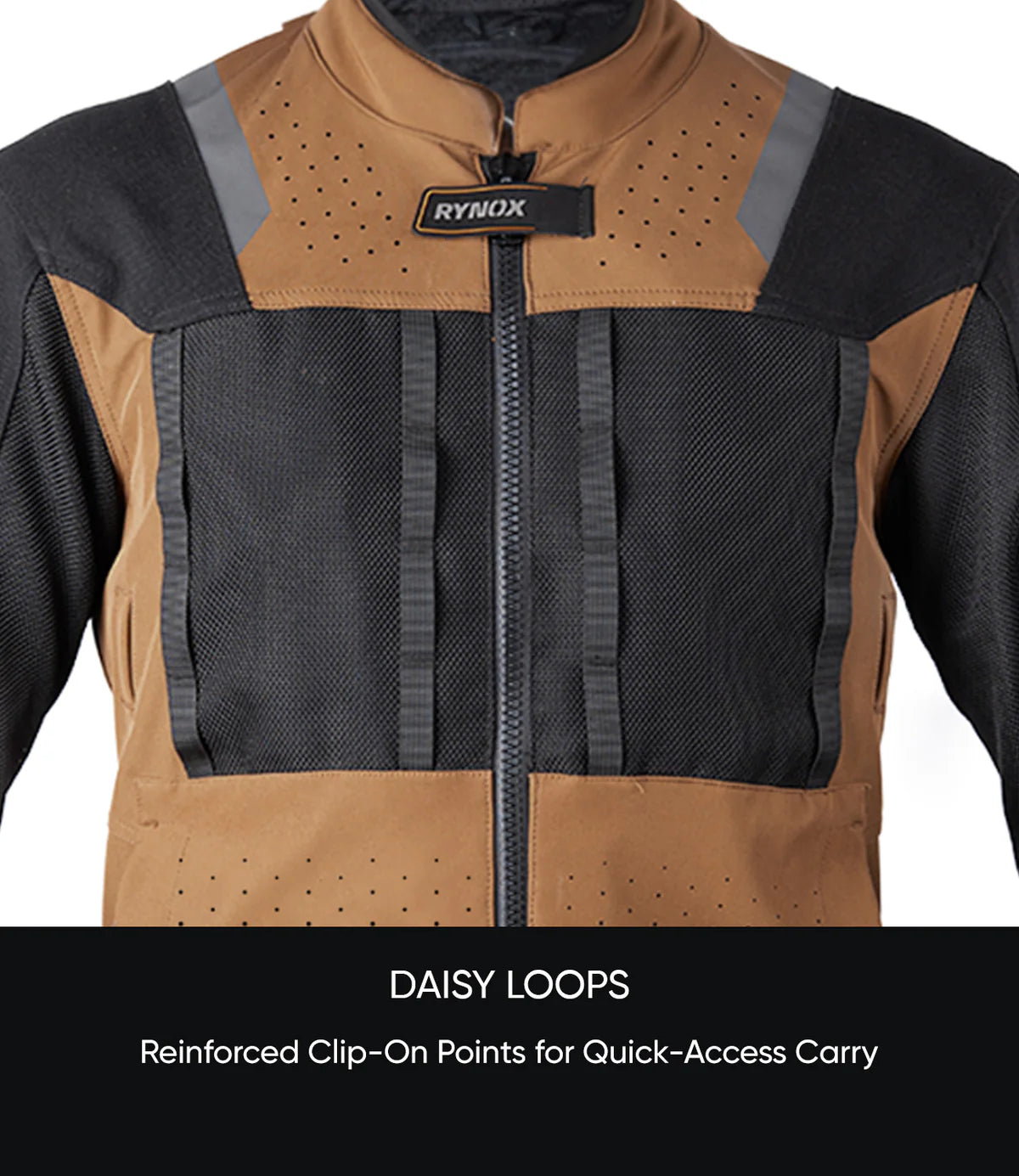 RYNOX OUTLANDER PRO JACKET - BLACK BROWN