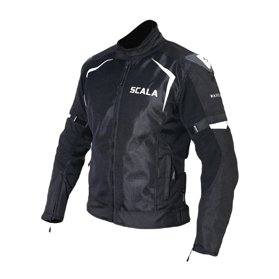 SCALA MARVEL V2 RIDING JACKET - BLACK