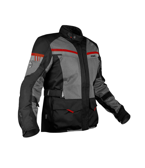 RYNOX STEALTH AIR PRO JACKET - BLACK GREY RED
