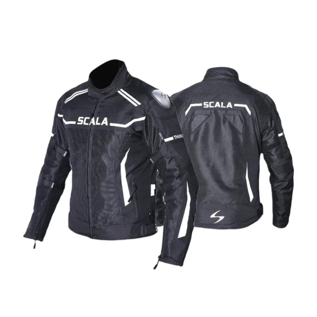 SCALA THUNDER L2 RIDING JACKET - BLACK