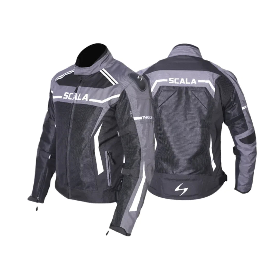 SCALA THUNDER L2 RIDING JACKET - GRAY