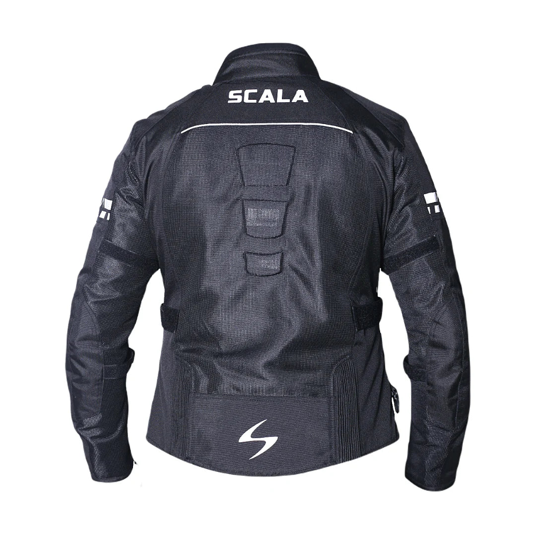 SCALA AKIRA V2 WOMEN RIDING JACKET - BLACK