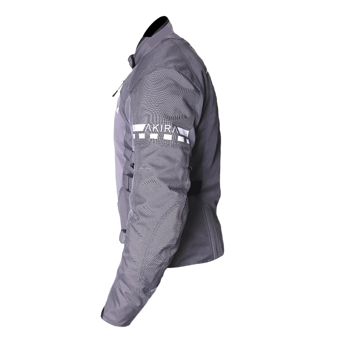 SCALA AKIRA V2 WOMEN RIDING JACKET - GRAY