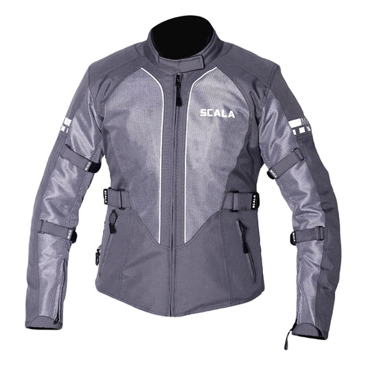 SCALA AKIRA V2 WOMEN RIDING JACKET - GRAY