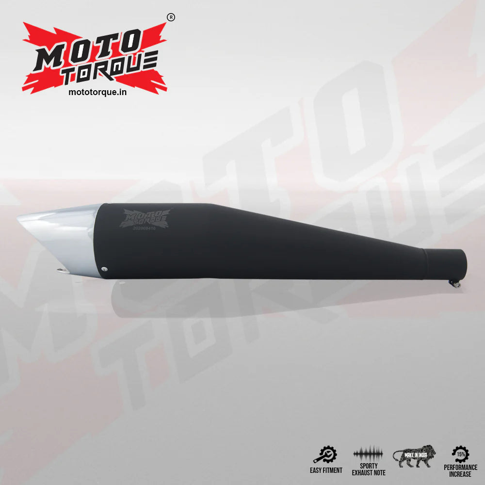 MOTO TORQUE SHARK – BLACK CHROME