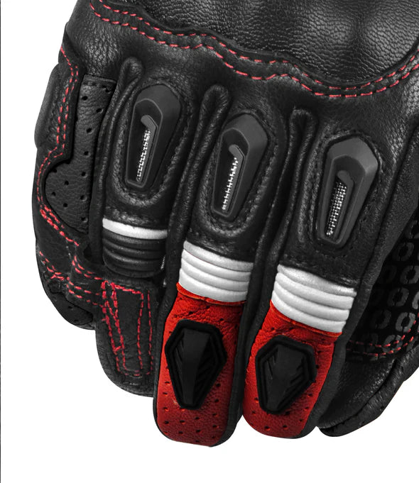 RYNOX STORM EVO 3 GLOVES - RED BLACK