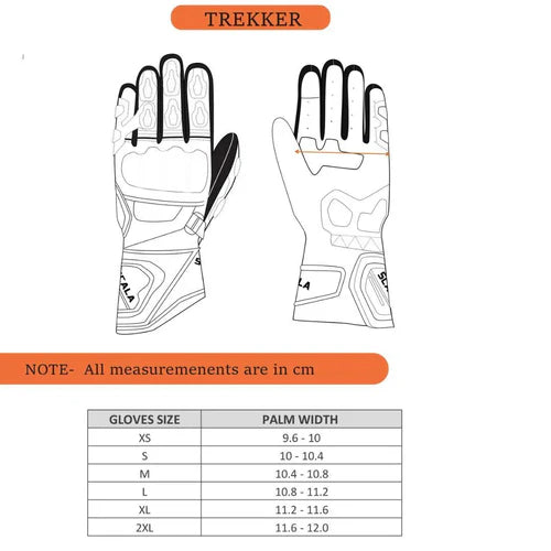 SCALA TREKKER RIDING GLOVES - BLACK
