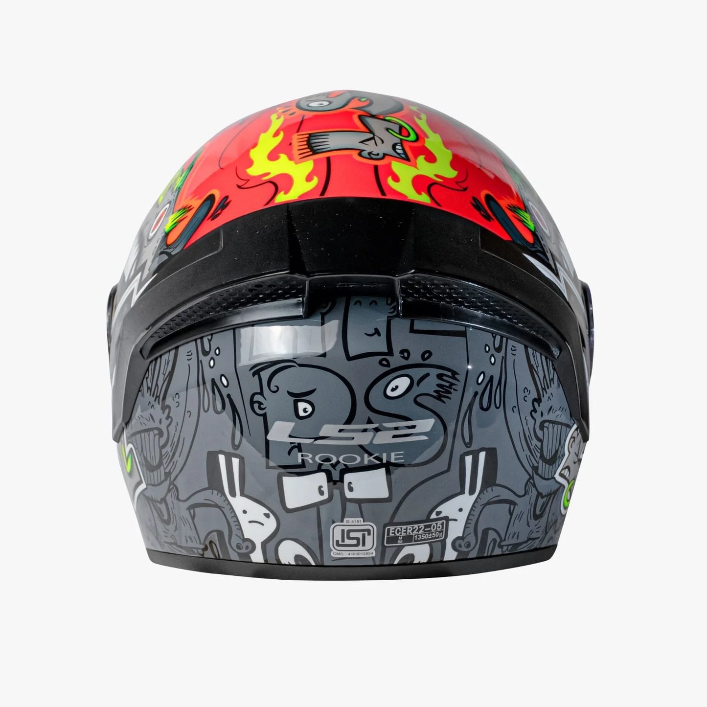 LS2 FF352 ROOKIE HELMET - HIPST MATT RED