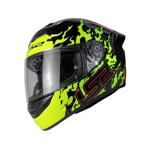 LS2 FF352 ROOKIE HELMET - ANTARS BLACK YELLOW