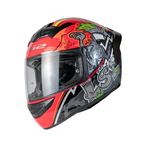 LS2 FF352 ROOKIE HELMET - HIPST MATT RED
