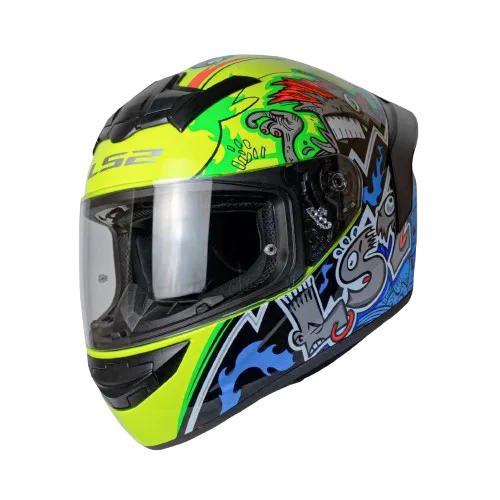 LS2 FF352 ROOKIE HIPST BLACK YELLOW