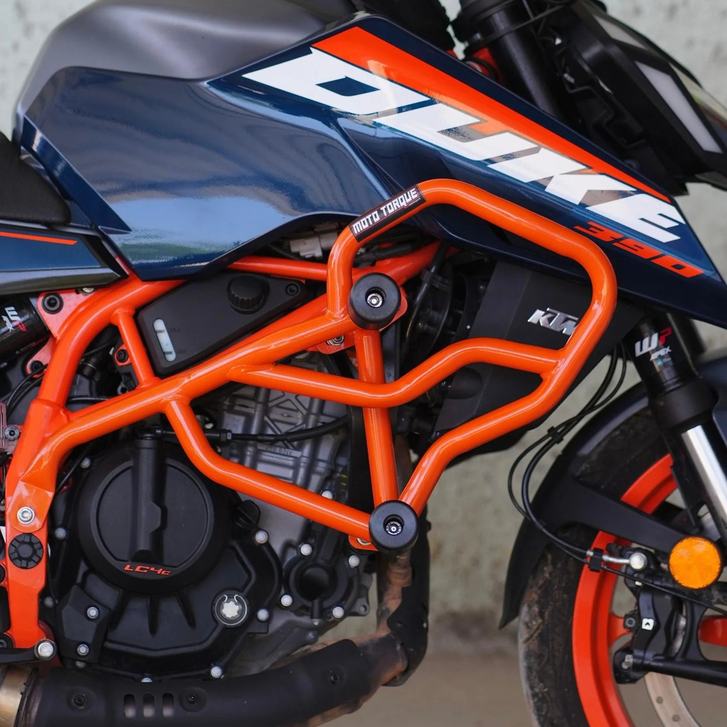 MOTO TORQUE THOR CRASH GUARD (ORANGE) FOR DUKE 250/390 - GEN-3