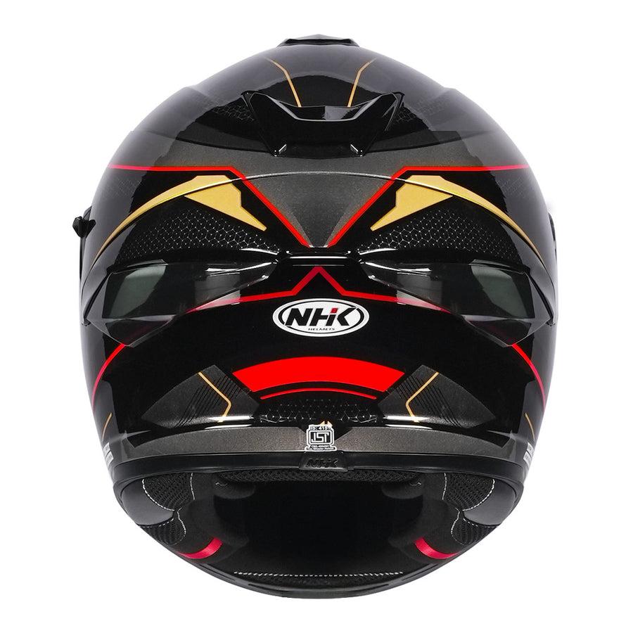 NHK K5R ANOMALISTIC BLACK RED GL HELMET