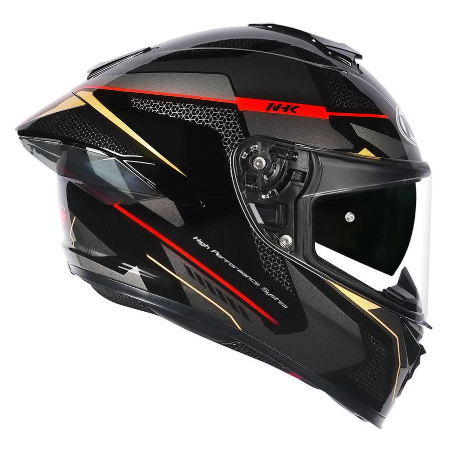 NHK K5R ANOMALISTIC BLACK RED GL HELMET