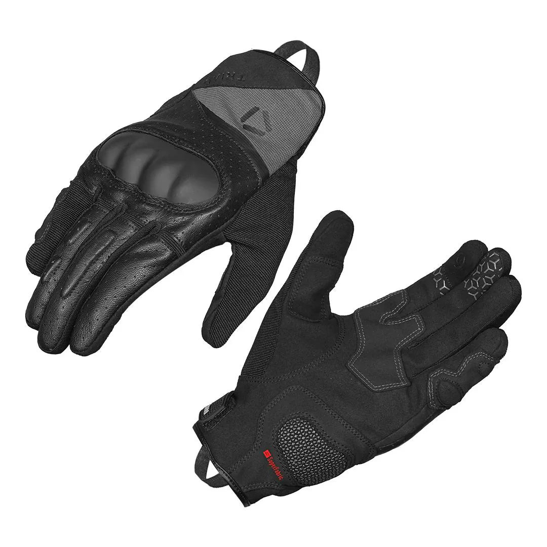 KORDA TRIAD RIDING GLOVES - BLACK