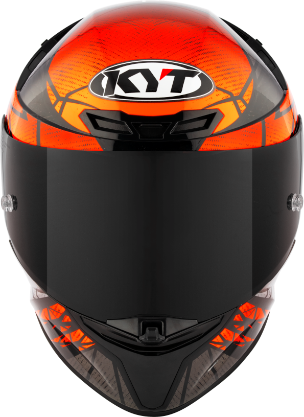 KYT TT REVO HELMET - COMBUSTION ORANGE