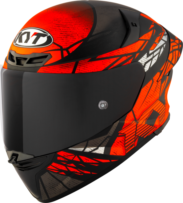 KYT TT REVO HELMET - COMBUSTION ORANGE