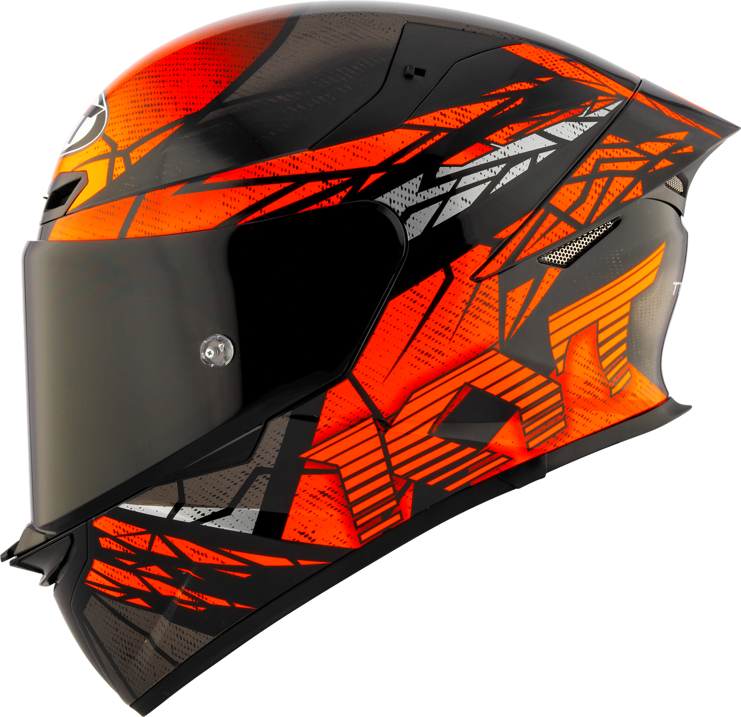 KYT TT REVO HELMET - COMBUSTION ORANGE