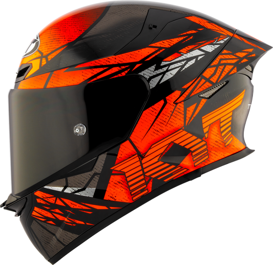 KYT TT REVO HELMET - COMBUSTION ORANGE