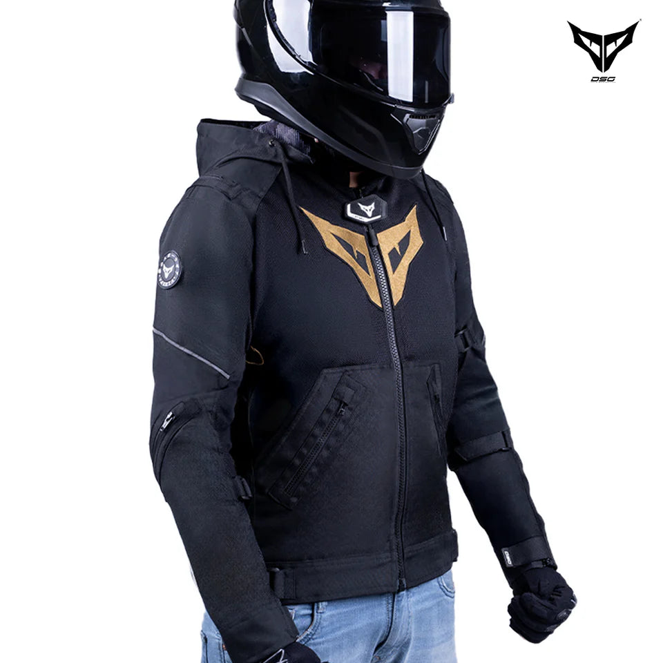 DSG YAKUZA RIDING JACKET - BLACK GOLDEN