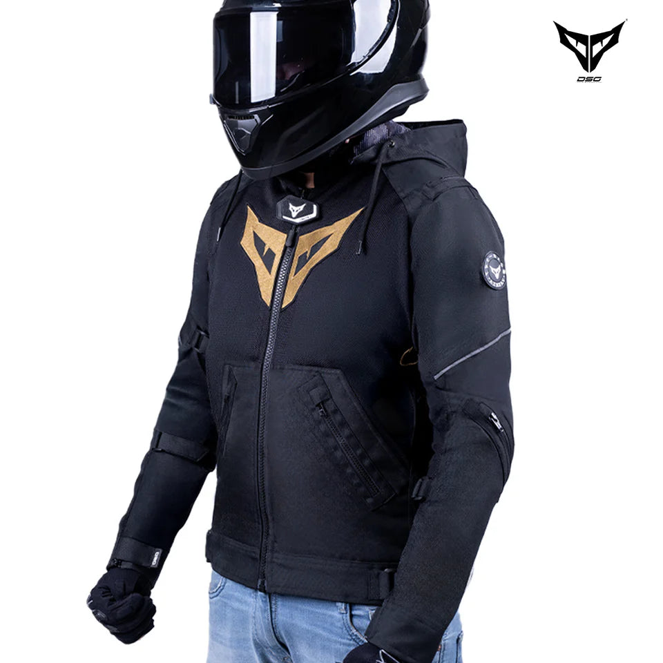 DSG YAKUZA RIDING JACKET - BLACK GOLDEN