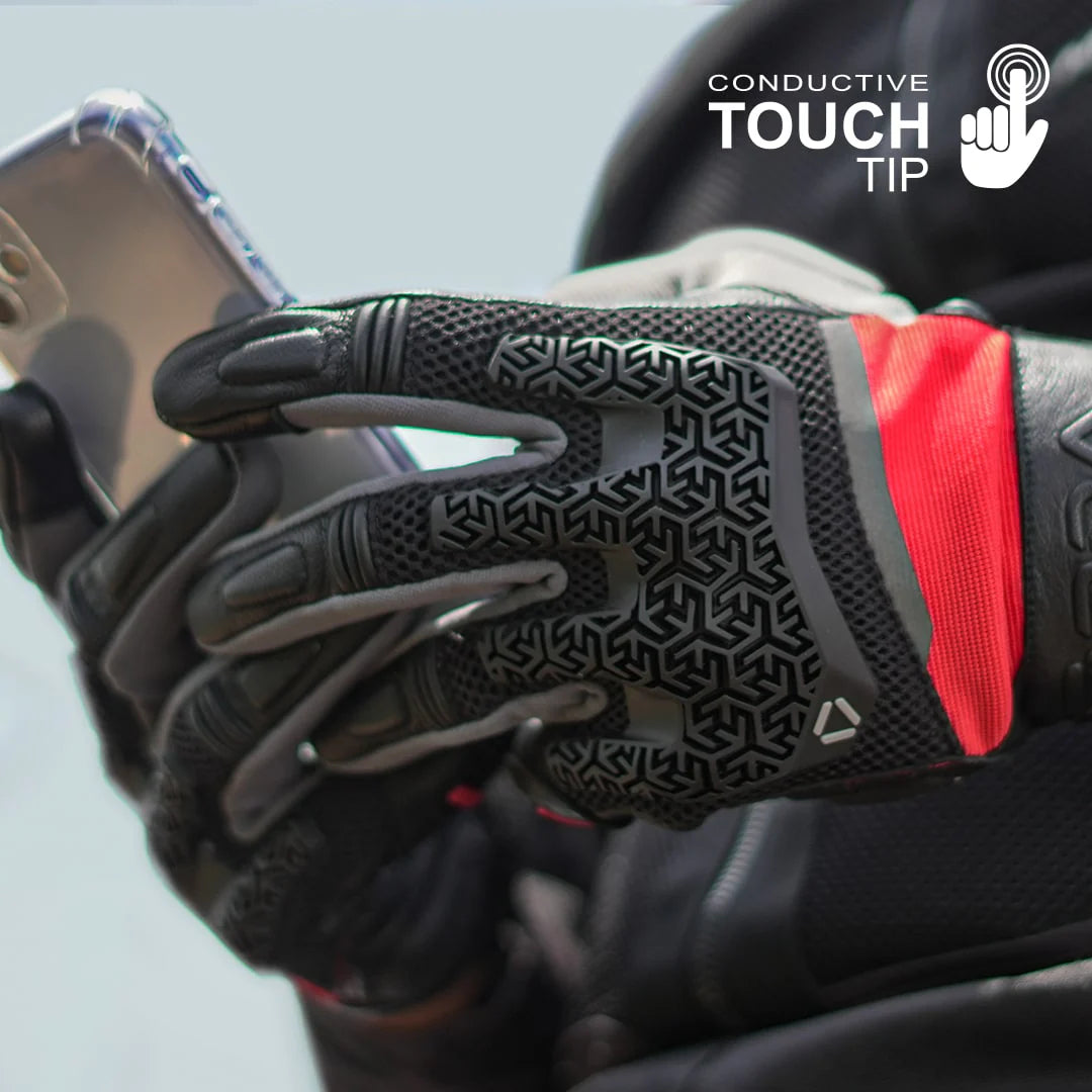 KORDA ADVENTURE RIDING GLOVES - BLACK