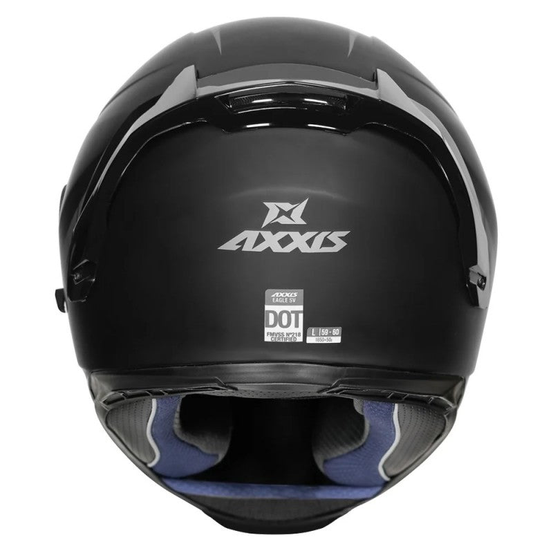 AXXIS FF109BSV EAGLE SV (SPOILER) SOLID A1 HELMET - MATT BLACK