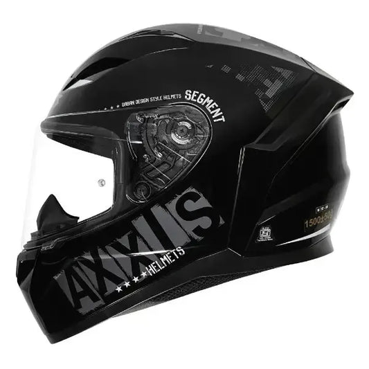AXXIS FF117B SEGMENT SOLID A1 HELMET - GLOSS BLACK