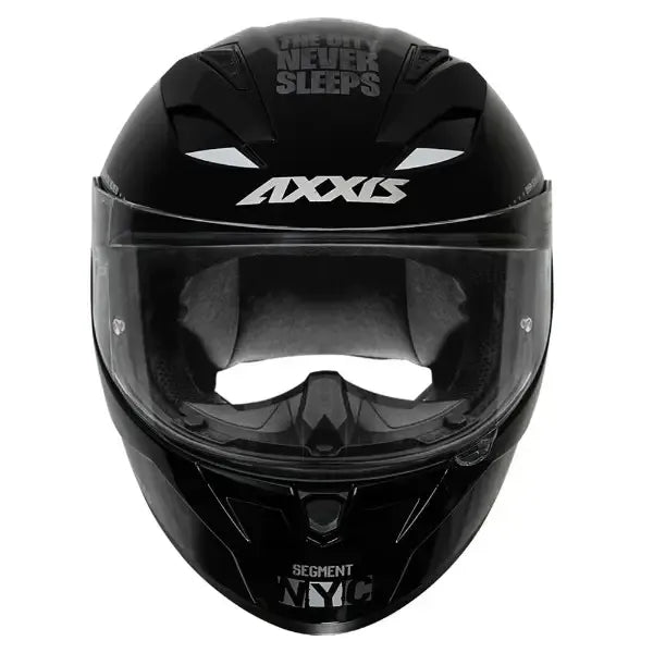 AXXIS FF117B SEGMENT SOLID A1 HELMET - GLOSS BLACK