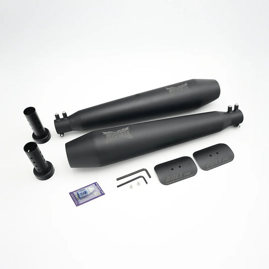 MOTO TORQUE BOLT PRO BLACK EXHAUST FOR INTERCEPTOR 650