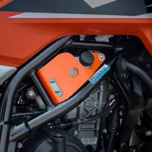 MOTO TORQUE COOLANT GUARD ORANGE FOR 2025 KTM 390 ADVENTURE/ADVENTURE X