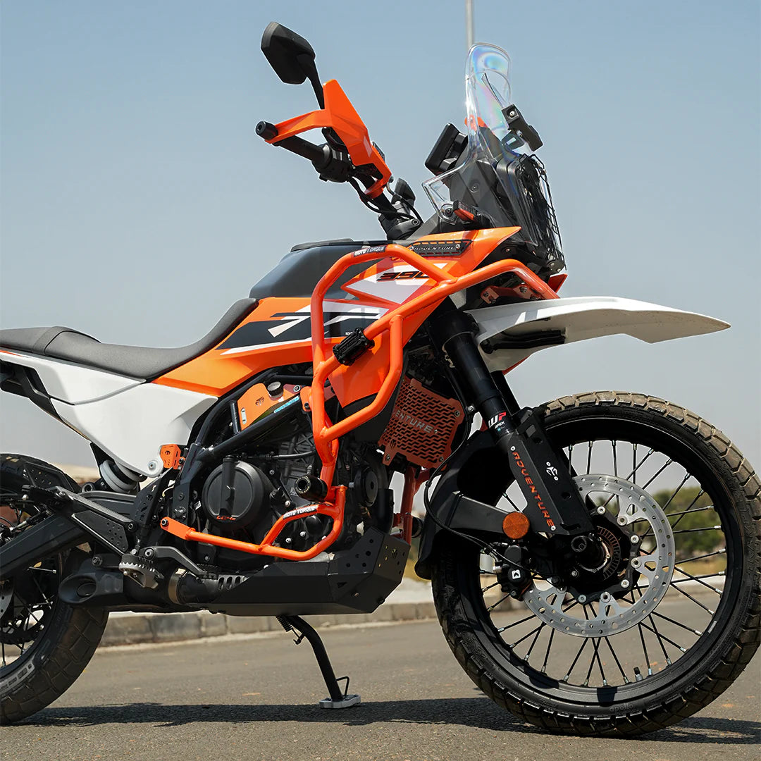 MOTO TORQUE ORANGE CRASH GUARD FOR KTM 390 ADVENTURE/ADVENTURE X