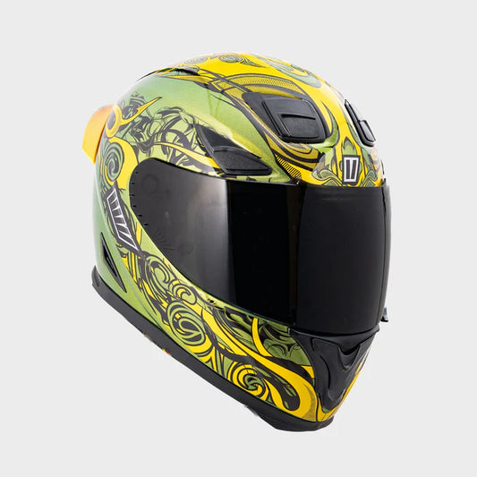 TIIVRA DEMON HELMET - GATOR GREEN