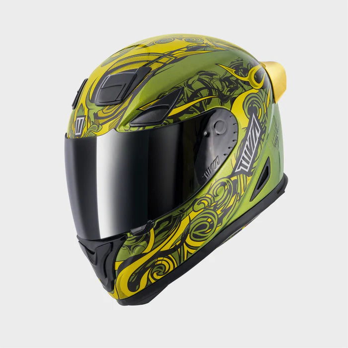 TIIVRA DEMON HELMET - GATOR GREEN