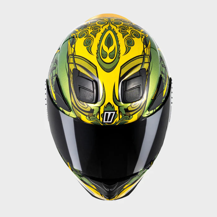 TIIVRA DEMON HELMET - GATOR GREEN