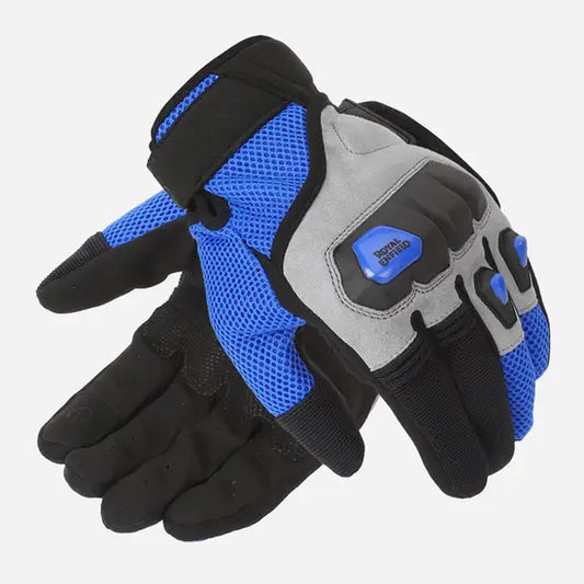 ROYAL ENFIELD RAMBLER V3 GLOVES - BLUE