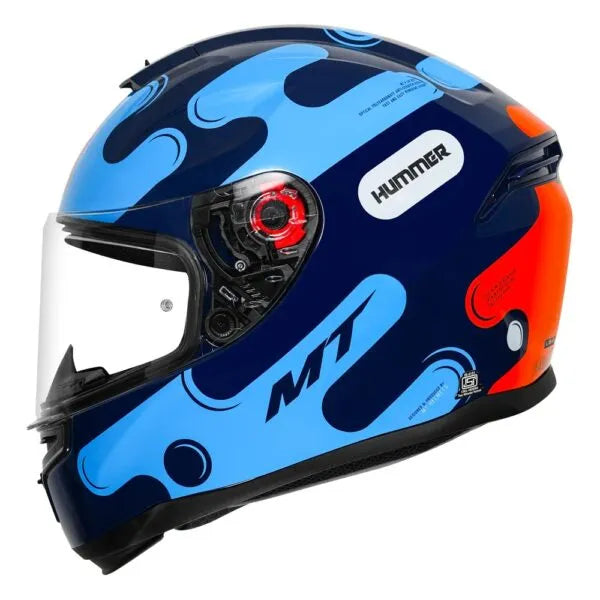 MT HUMMER LIQUER HELMET - GLOSS BLUE