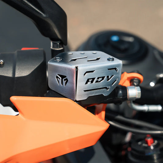 MOTO TORQUE FRONT MASTER CYLINDER GUARD (SS) FOR 2025 KTM 390 ADVENTURE/ADVENTURE X
